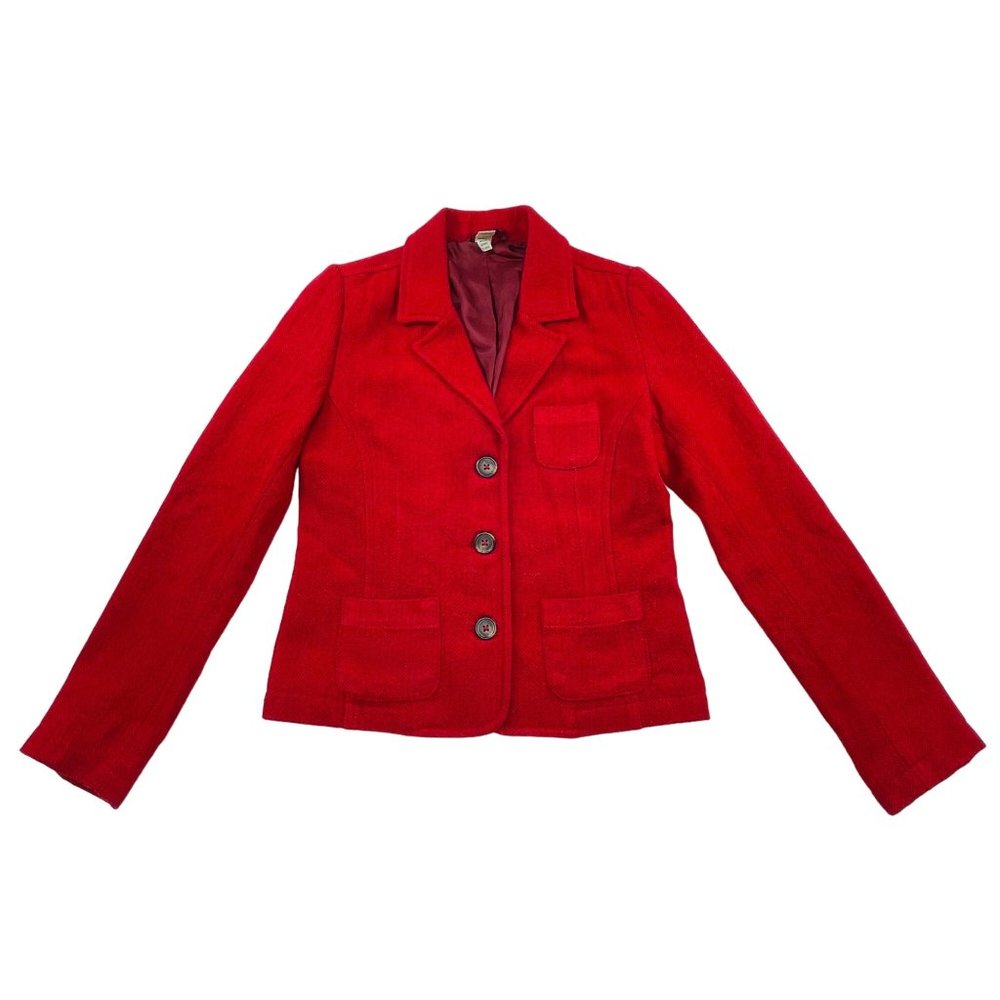 Old‎ Navy - Vintage - Women's Red Pea Coat - XS